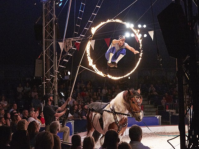 A Circus Flora performance in 2016. Each year is a different show, with performers brought in from around the world.