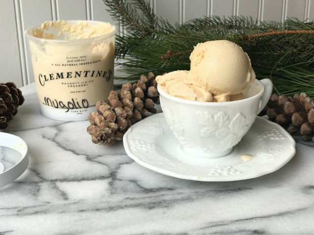Clementine's mugolio ice cream is a rare find.
