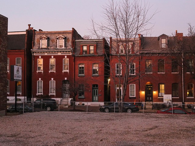The Soulard neighborhood is just south of downtown.