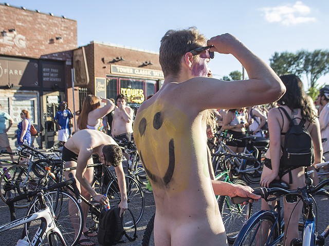 Yes, the World Naked Bike Ride features some nudity.