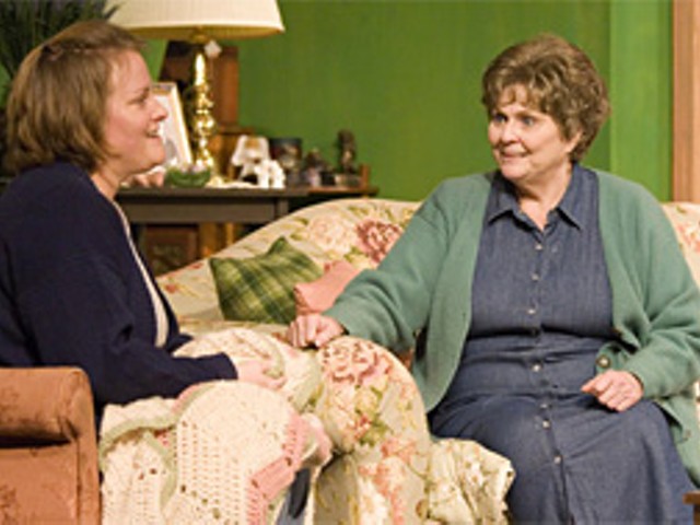 Kim Furlow and Donna Weinsting in Stray Dog's 'night Mother.
