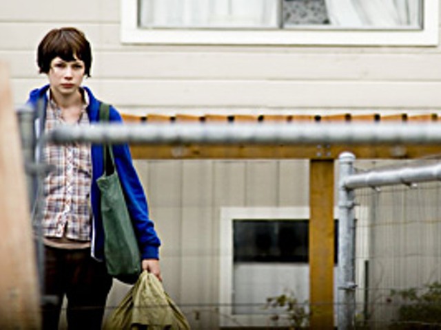 Two against nature: Michelle Williams stars in Wendy and Lucy.