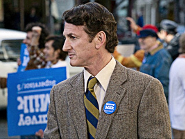 Gay pride: Sean Penn stars as Harvey Milk.