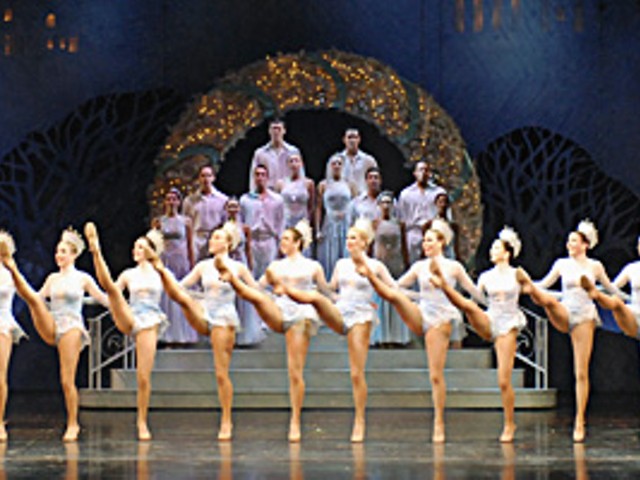 The Rockettes kick up their heels at the Fox.