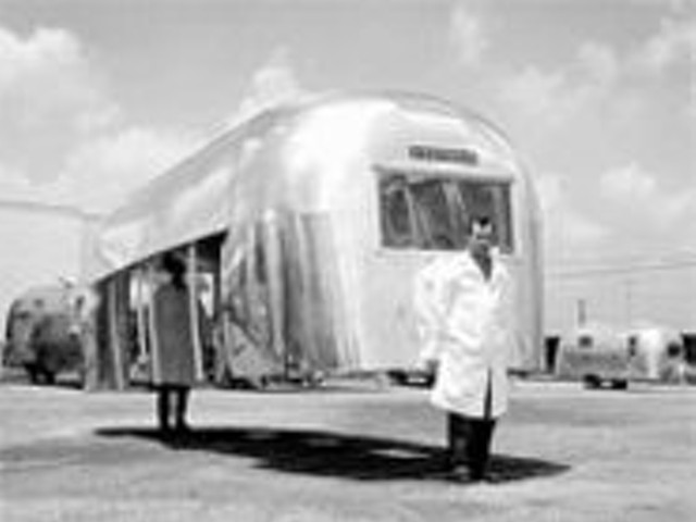 Airstream! An Architectural History of a Land 
    Yacht parks at the Sheldon through August 20.