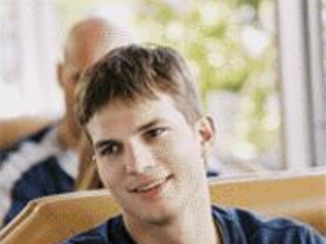Ashton Kutcher: Yeah, we want to pinch his cheeks too.