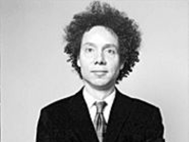 Staring contest with Malcolm Gladwell... go! 
    (First one to blink loses.)