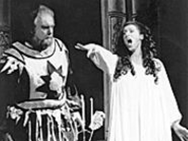 Rigoletto left the seat up again, and so he gets an 
    earful from his daughter, Gilda.