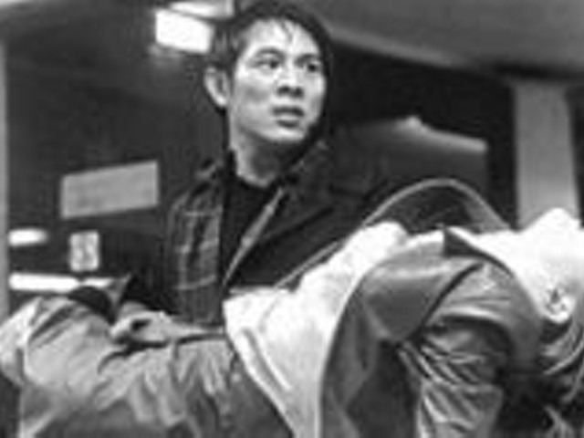 In Kiss of the Dragon, Jet Li (toting Bridget Fonda) plays a Beijing supercop investigating a drug-smuggling operation.