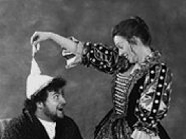 Sam Reiff-Pasarew and Jennifer Worth in The Imaginary Invalid