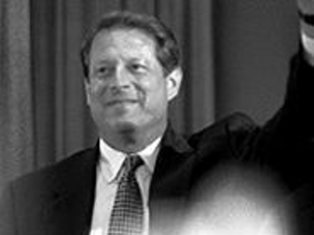 Bill Bradley has leaned on his home state of Missouri for contributions, but Al Gore (above) still looks like the frontrunner.