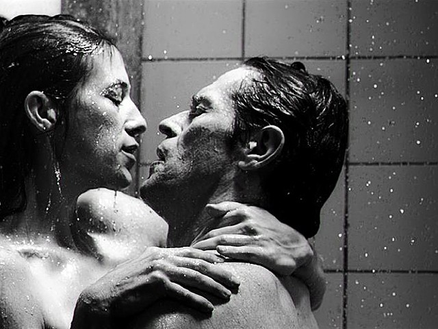 Couple's retreat: Charlotte Gainsbourg and Willem Dafoe in Antichrist.