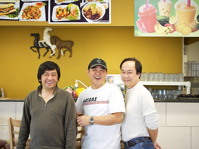 Mother knows best: Mama Pho owners Vincent Huynh, Loi Lam and Richard Ly.