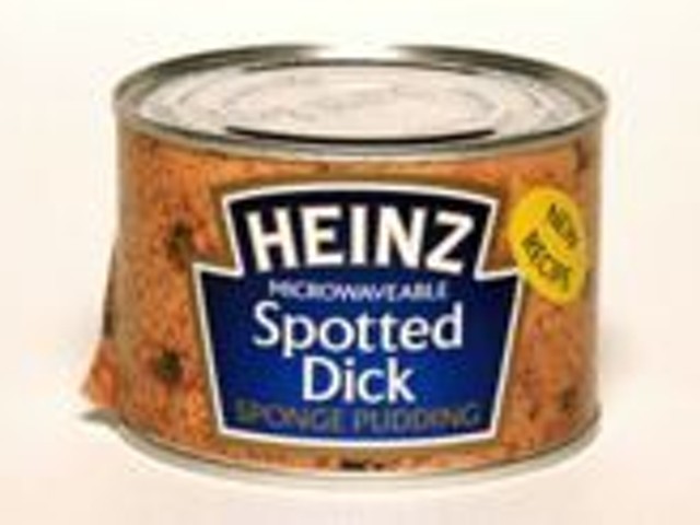 Who could pass up a slogan opportunity like "Free Spotted Dick"?