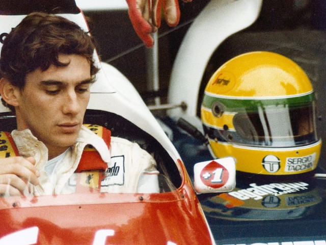 God was his copilot: Ayrton Senna, one of the world's best Formula One racers.
