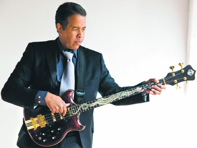 The Stanley Clarke Trio features up-and-comers Ronald Bruner Jr. and Ruslan Sirota.