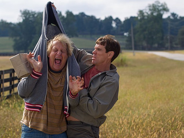 Jeff Daniels and Jim Carrey in Dumb and Dumber To.