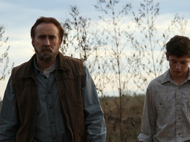 Nicolas Cage and Tye Sheridan in Joe.