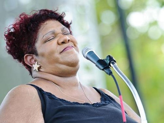 Kim Massie, TOCO's Woman of the Year, performs at LouFest in 2010.