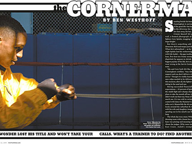 The opening spread from RFT's 2005 profile featuring "Alexander the Great."