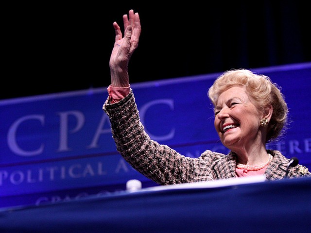 Phyllis Schlafly has her own conspiracy theory about Ebola.