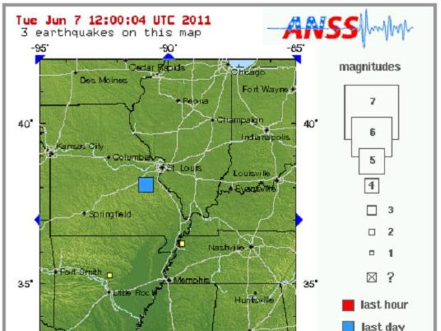 4.2 Magnitude Earthquakes Strikes St. Louis