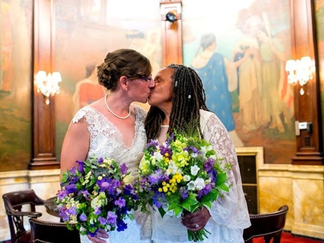 Miranda Duschack and Mimo Davis married in June despite Missouri's ban.