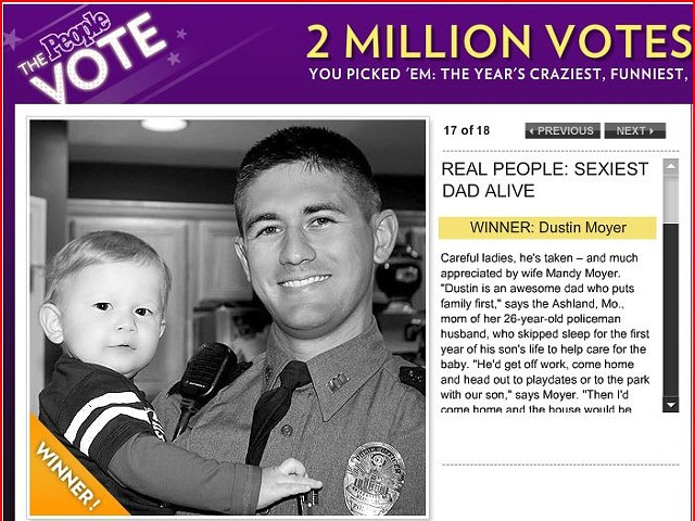 Mizzou Cop Wins "Sexiest Dad Alive" in People Magazine's Online Poll