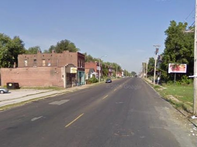Treadway was shot in the 3800 block of Lee (above) just five blocks down the street from the site of another homicide on Tuesday.