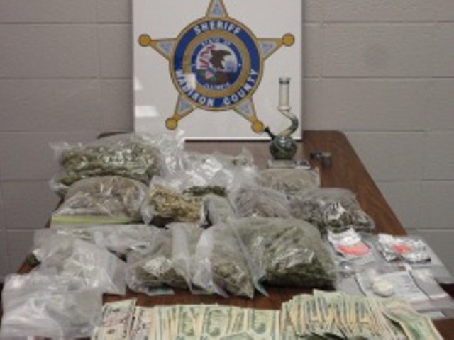 Madison County Sheriff found a fat stash of drugs over the weekend