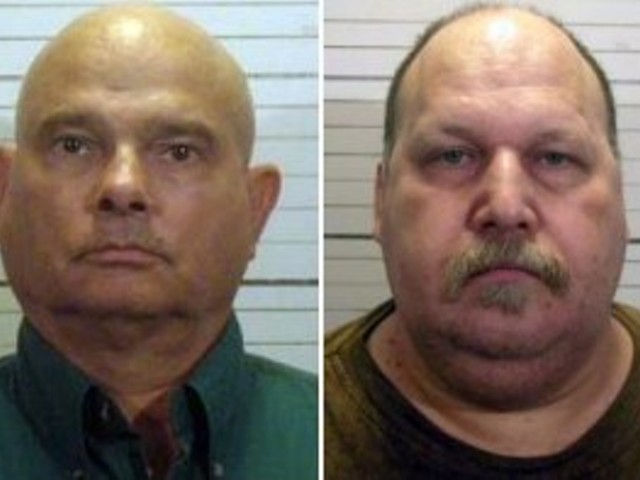 Garold Semelka, left, and Mike Telkamp, right, were both arrested last week on child porn charges