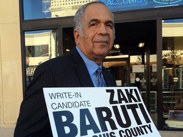 Zaki Baruti, write in candidate for St. Louis county executive.