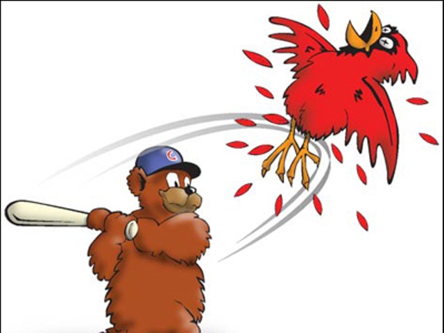 Though just plain terrible in design, this illustration (thanks, Google!) summarizes the weekend's three-game series.