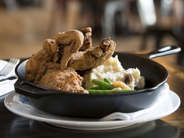 Fried chicken was one of the better dishes. | Jennifer Silverberg