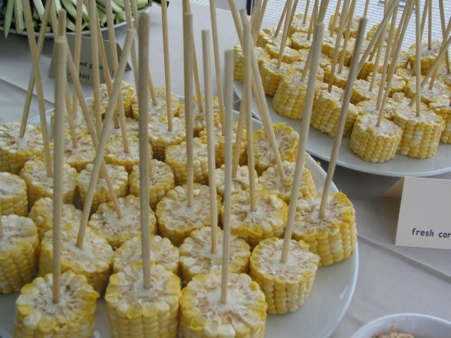 "Lolli-cobs" with chili-honey butter, served at a supper club last year.