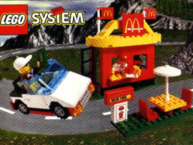You could get away with a lot more in 1999 than you can now. Did anyone flinch back then when Lego introduced a drive-thru? Of course not. It was safe back then. As safe as waving a $100 bill from a convertible in a drive-thru lane.