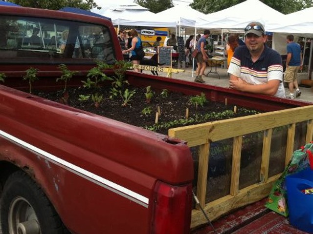 Brian DeSmet and his farm on wheels