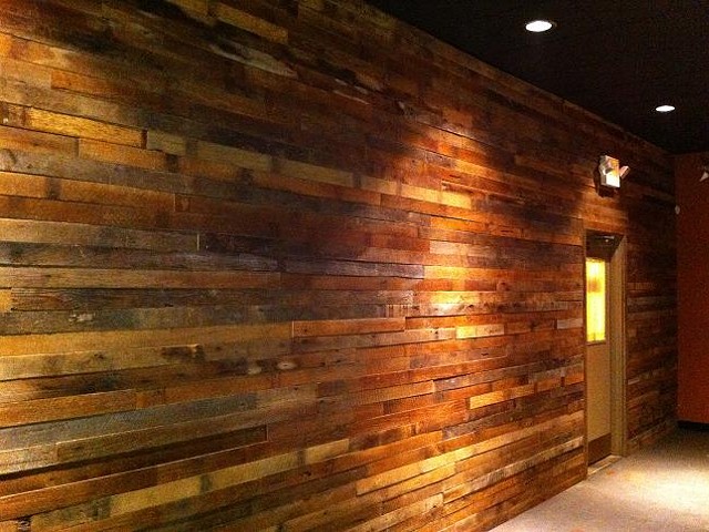 Reclaimed barn wood defines the new look at Milagro.