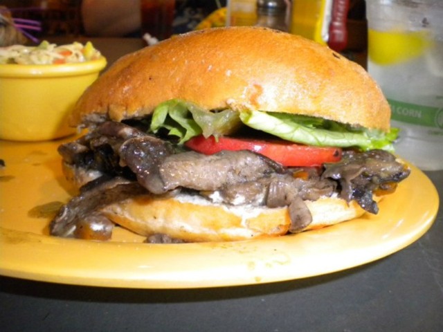 Guess Where I'm Eating this Ozark Mushroom Sandwich and Win a Gift Certificate to Gokul! [Updated With Winner!]
