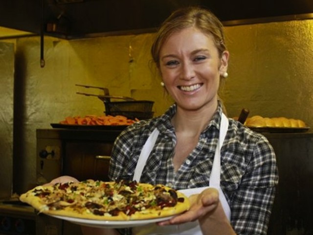 Katie Lee of Katie's Pizzeria Caf&eacute;
