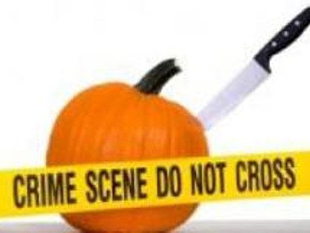 Halloween crime blotter, '11.
