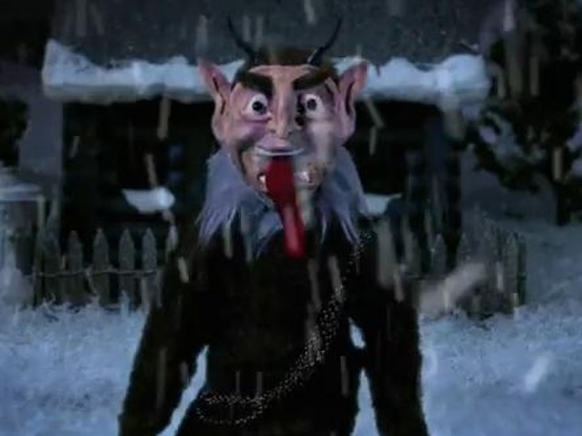 Krampus, as imagined by Anthony Bourdain