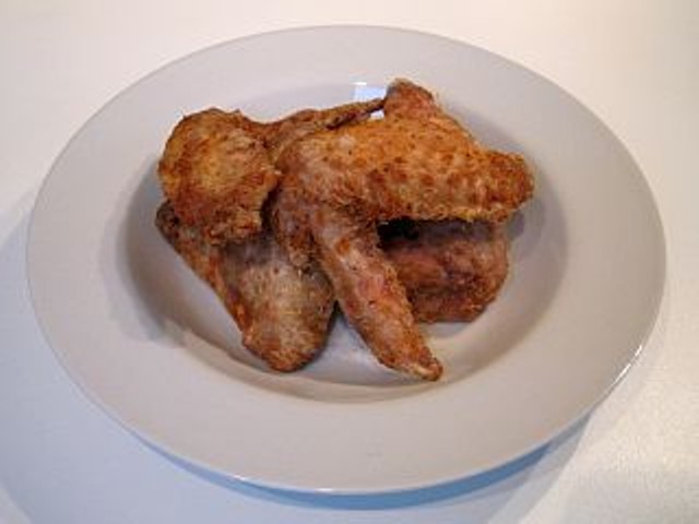 Lots of restaurants serve chicken wings. If one doesn't, please don't verbally assault the staff.