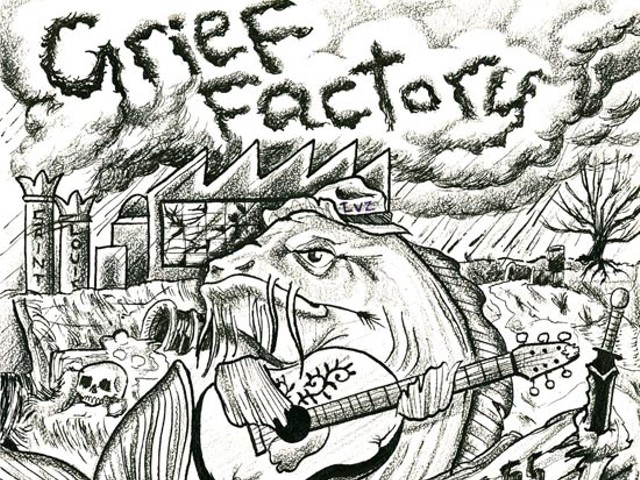 The cover of Grief Factory.