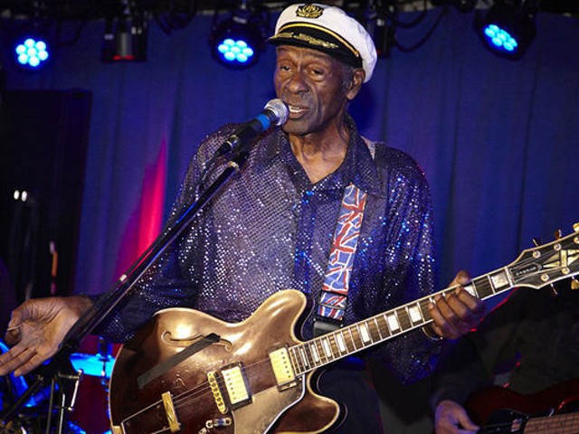 Chuck Berry at Blueberry Hill, October 2013.