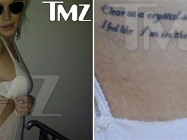 Lindsay Lohan's Billy Joel Tattoo: Five Other Lyrics She Could Have Used