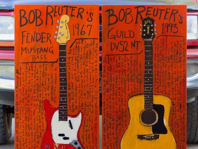 Painter Karl Haglund Brings St. Louis Musicians' Guitars to Life On Canvas