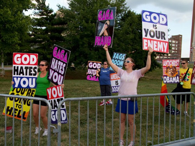 Photos: The Westboro Baptist Church's Lady Gaga Protest -- And the Counter-Protesters