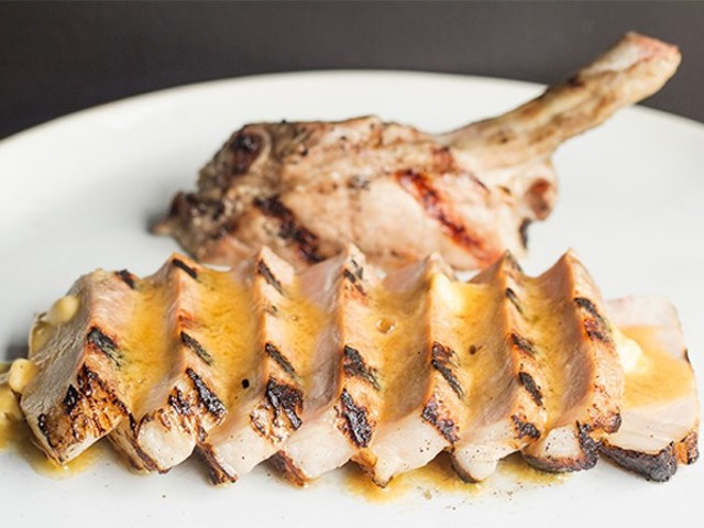 Público’s bone-in pork chop is one of the year's best dishes.