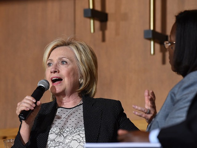 Hillary Clinton speaks in Florissant in June 2015